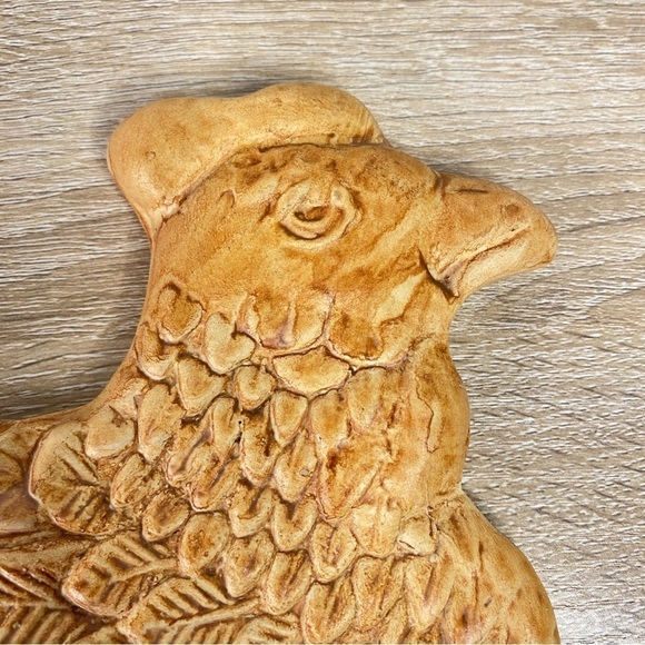 Vintage Raymor Mancer Hand Painted Hen In Basket Ceramic Wall Art Made in Italy - Picture 2 of 14